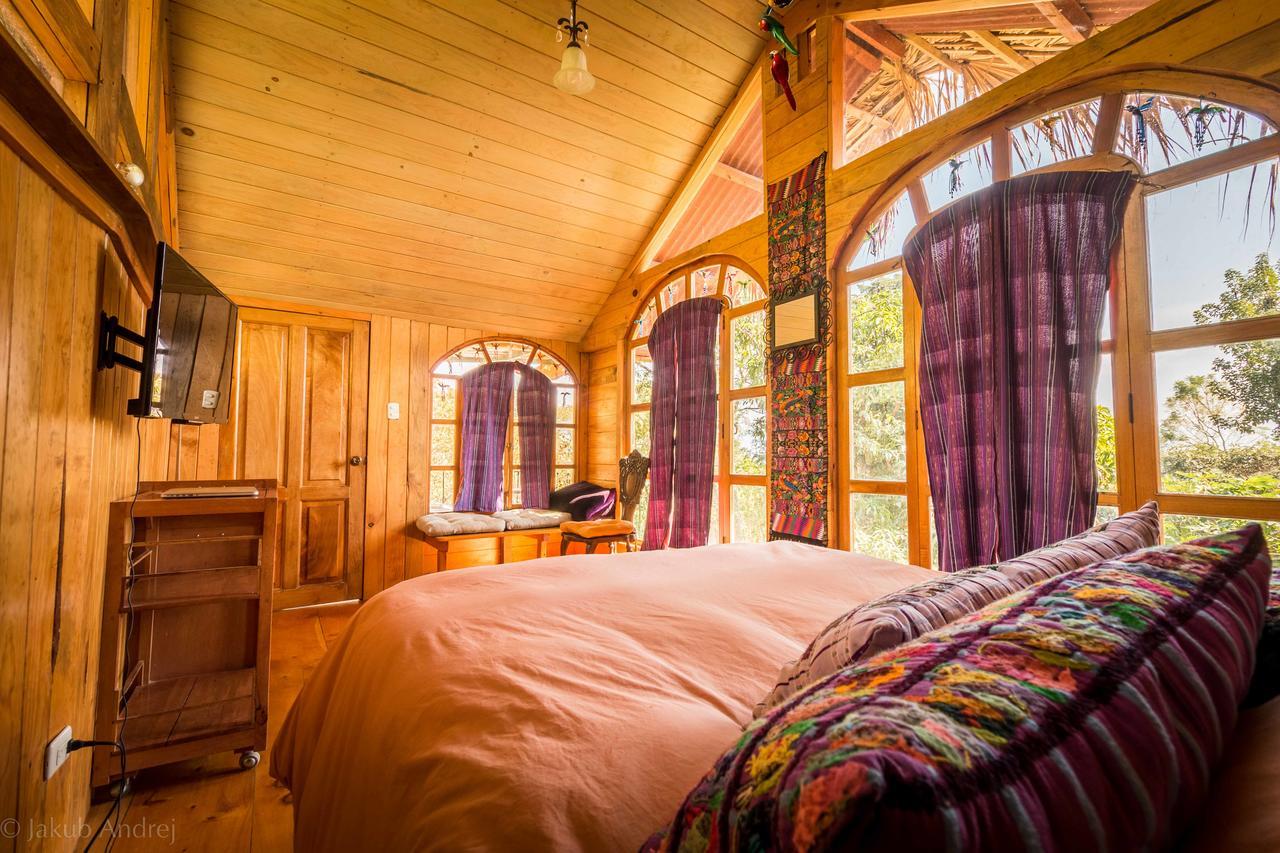 Lake Front Cabin At Los Elementos Санта Круз Ла Лагуна Екстериор снимка