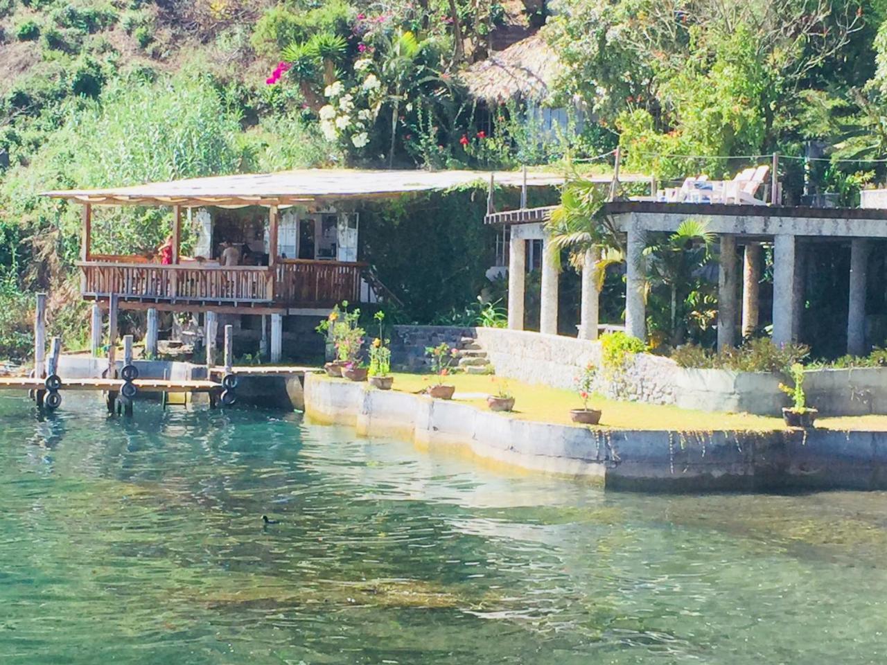 Lake Front Cabin At Los Elementos Санта Круз Ла Лагуна Екстериор снимка